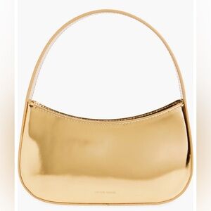 Mansur Gavriel Gold Shoulder leather Bag
